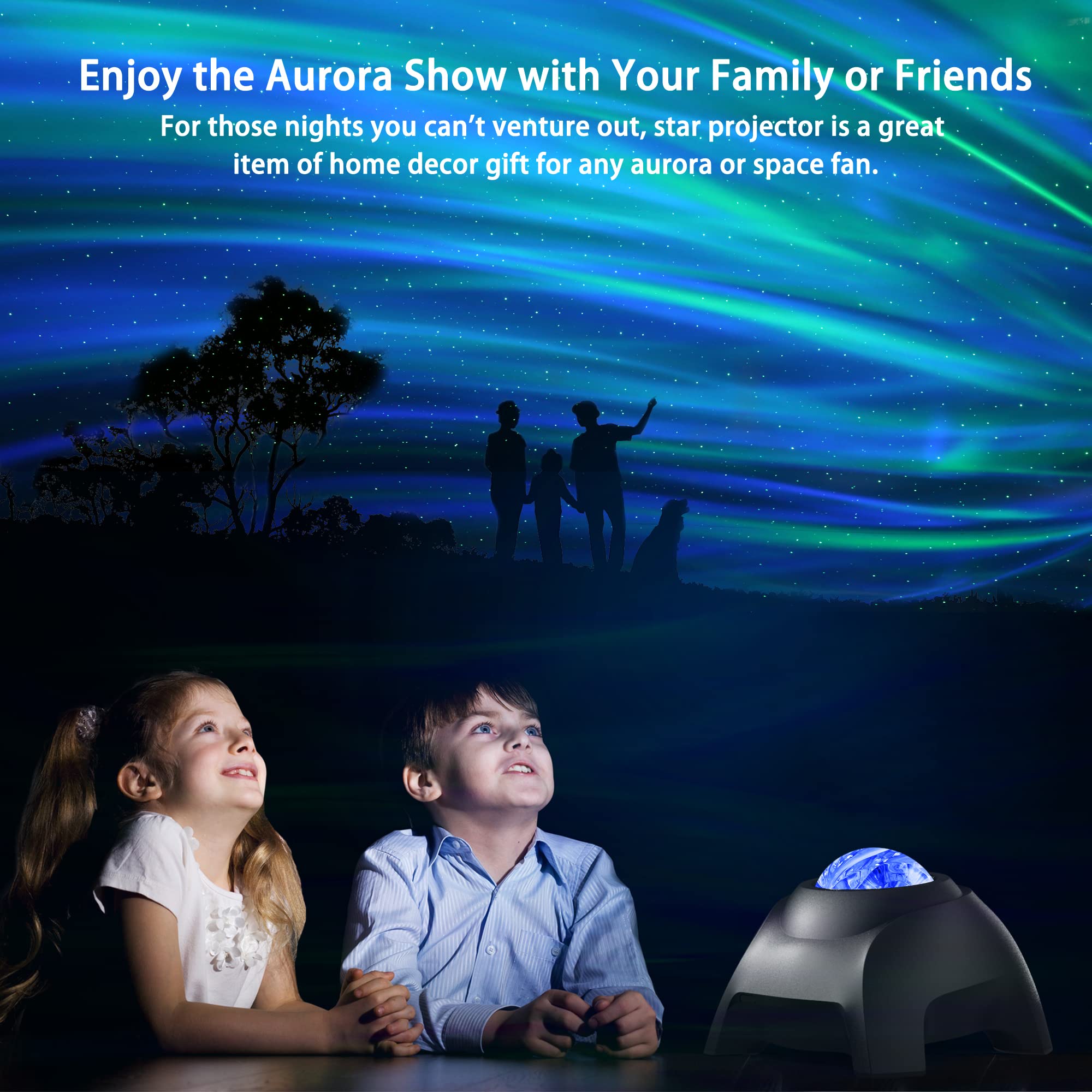 Airivo home decor night light enhances bedrooms for kids and adults