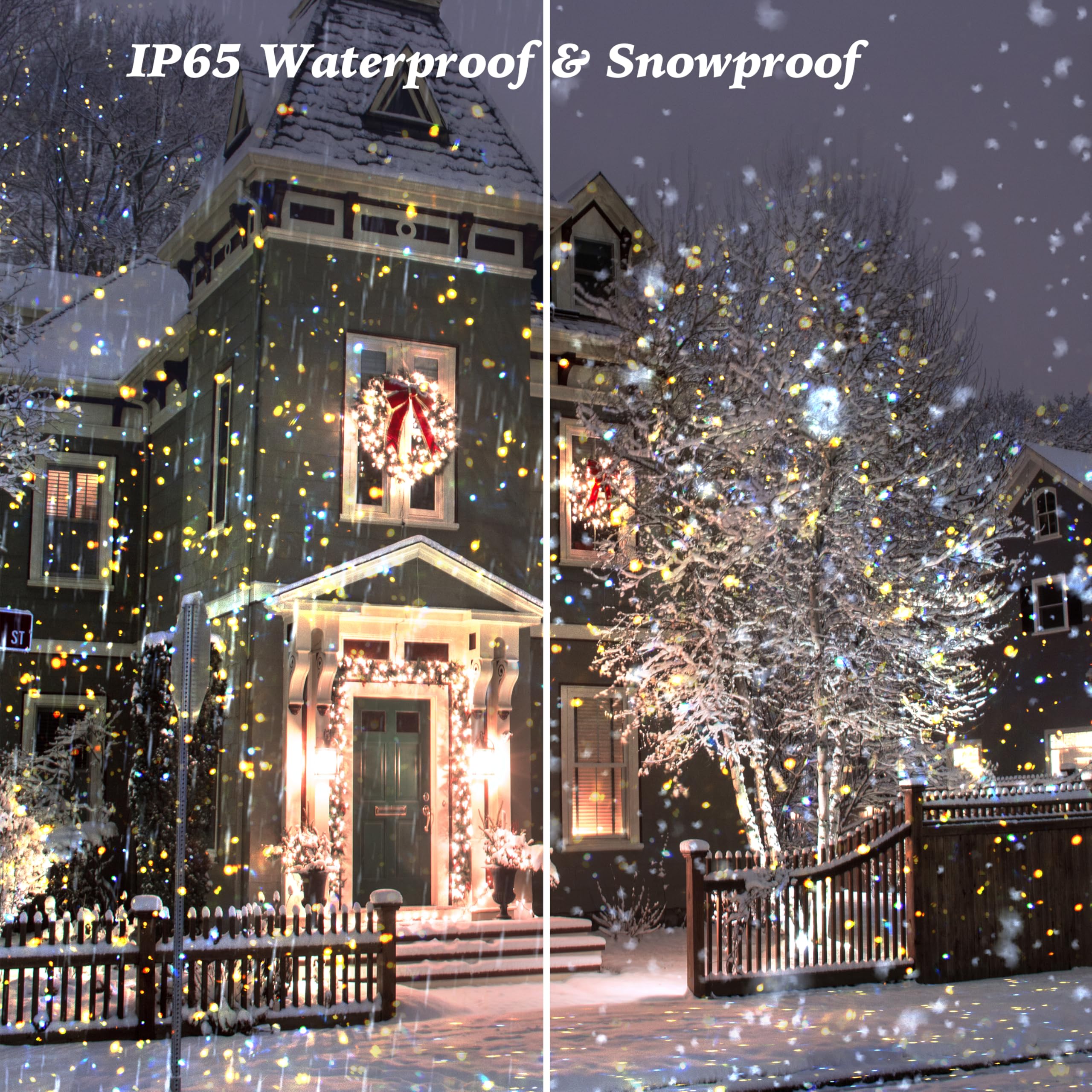 Airivo IP65 waterproof design suitable for outdoor parties and garden celebrations