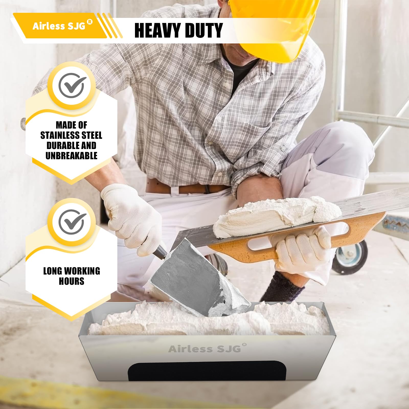 Airless SJG 14 inch taping knife for large area finishing