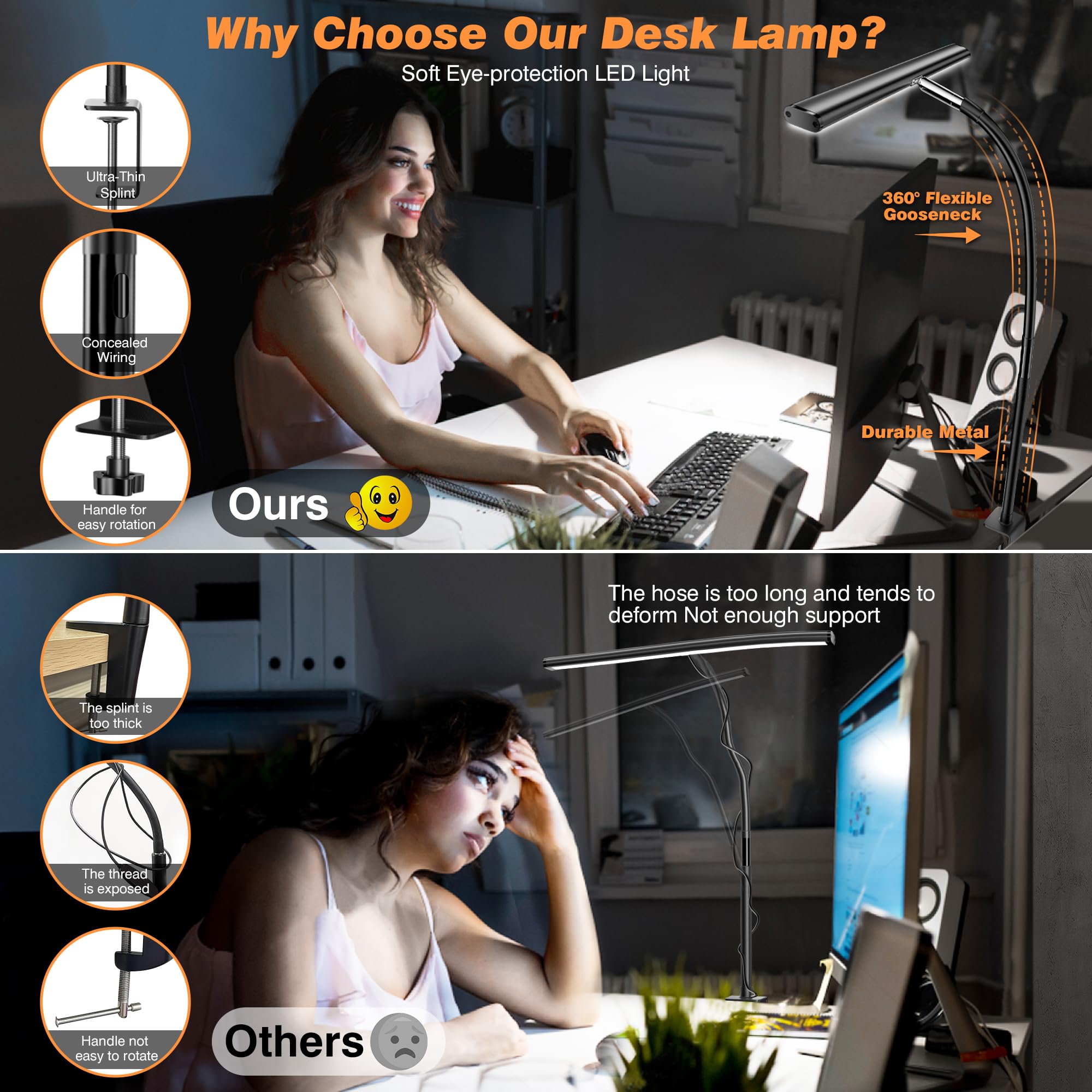 Airlonv 17-inch lamp bar provides broad, even workspace illumination