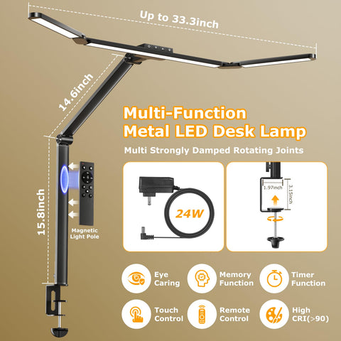 Airlonv lamp dimming and color temperature wheel for precise light.
