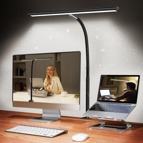 Airlonv LED desk lamp with stepless dimming for customized brightness and warmth
