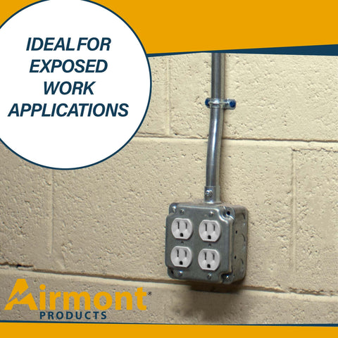 Grounding screw included with the Airmont kit for solid grounding