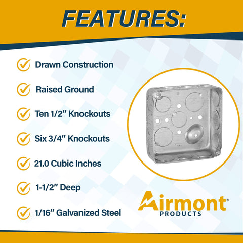 Raised duplex receptacle cover by Airmont for a clean installation