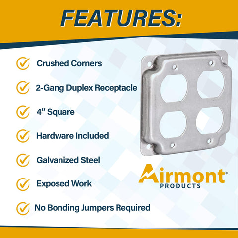 Tamper resistant 20A duplex outlets by Airmont for safer everyday use