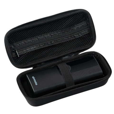 Airmoto carrying case with durable polyurethane shell protecting your inflator on rough roads