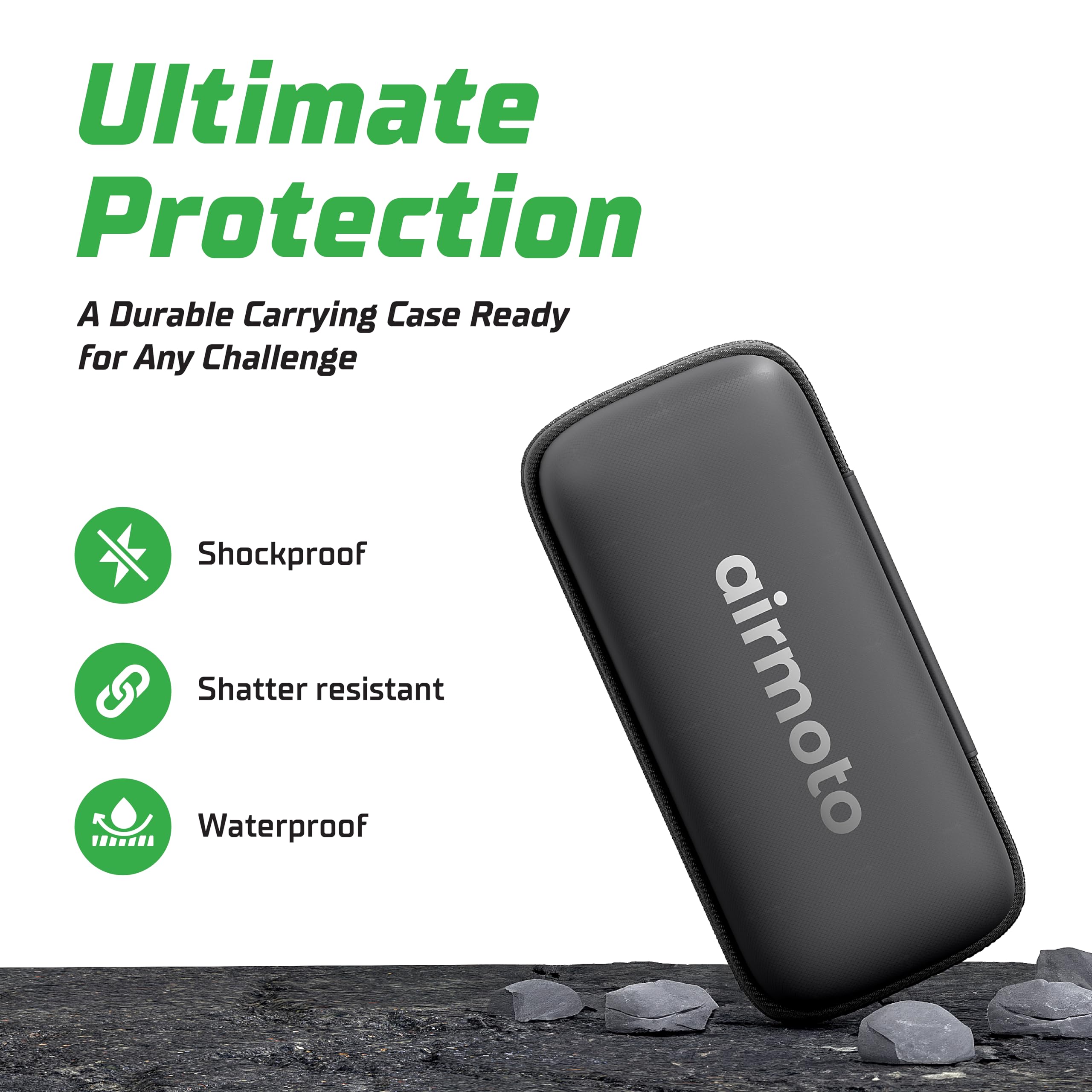 Airmoto carrying case universal fit for most handheld air compressors