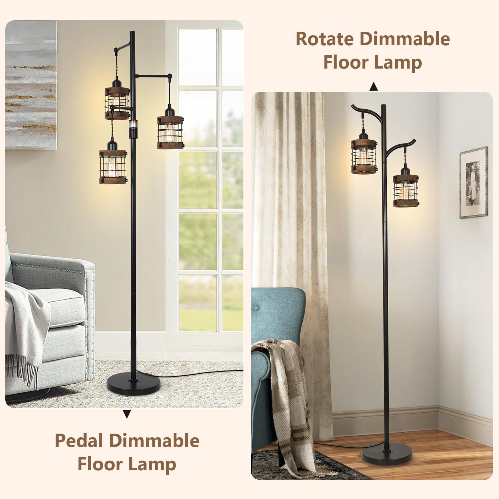 Airposta 65-inch tall tree-inspired floor lamp elevates living spaces