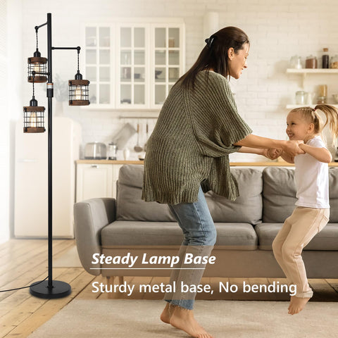 Airposta dimmable floor lamp for home office with adjustable light levels