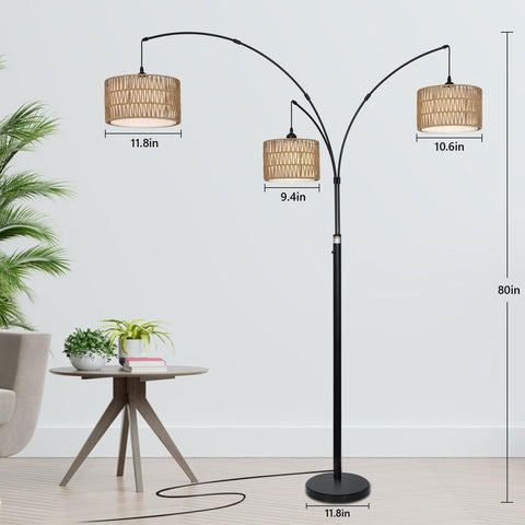 Airposta extra-heavy marble base keeps the lamp stable.