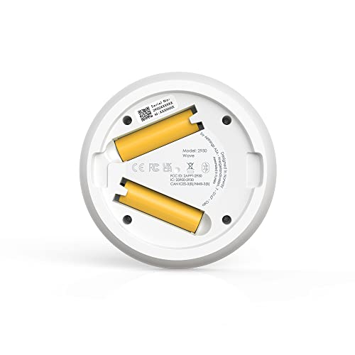 Airthings 2950 Wave Radon temperature sensor capturing ambient temperature context.