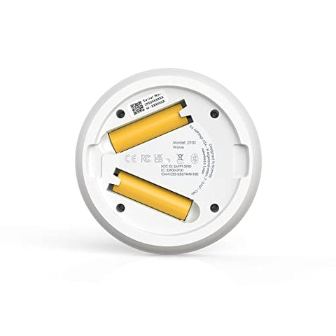 Airthings 2950 Wave Radon temperature sensor capturing ambient temperature context.