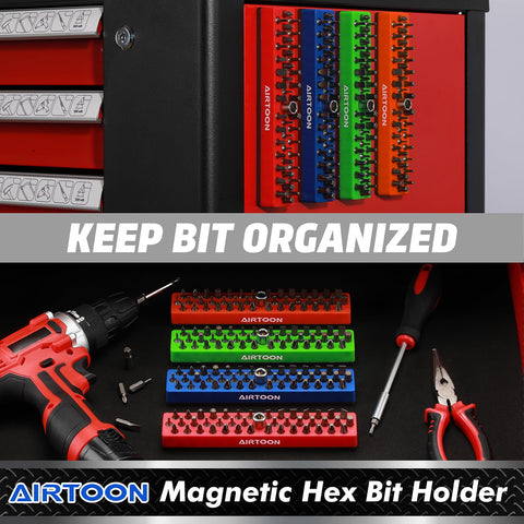 AirToon screwdriver organization keeps bits ready for projects