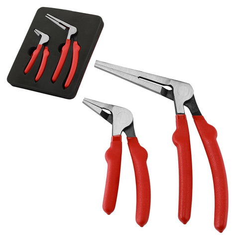 AIRTOON Kiwi bent-head pliers 6-inch reach tight spaces with precision.