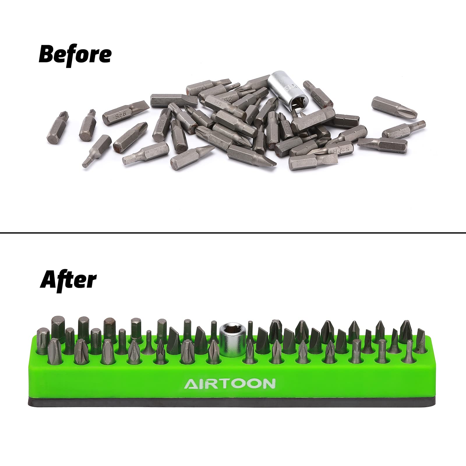 AIRTOON open design grants easy access to mixed bits.