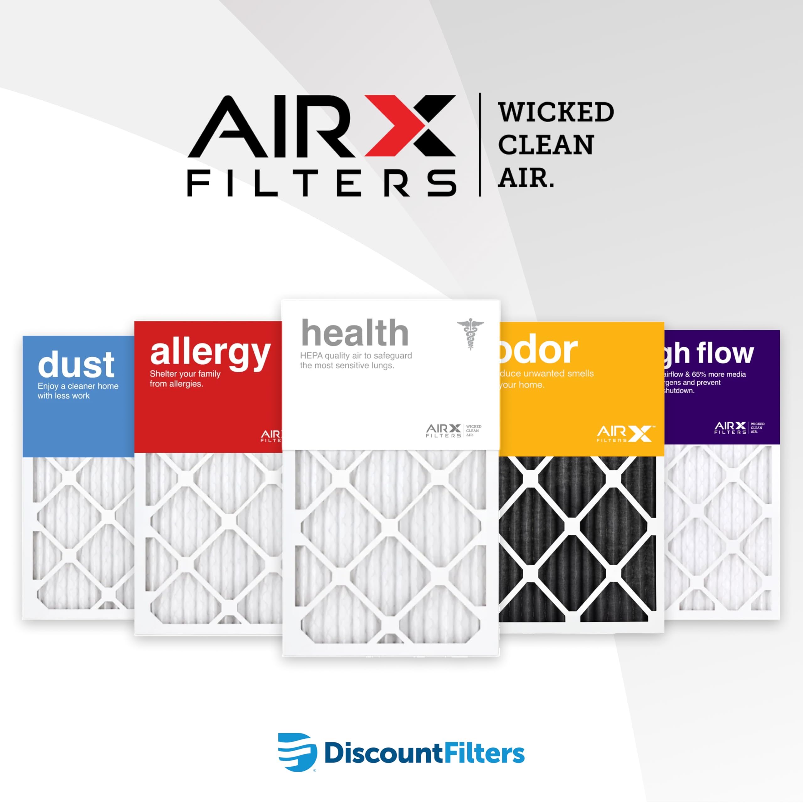 AIRx Filters easy install design for quick home replacement.
