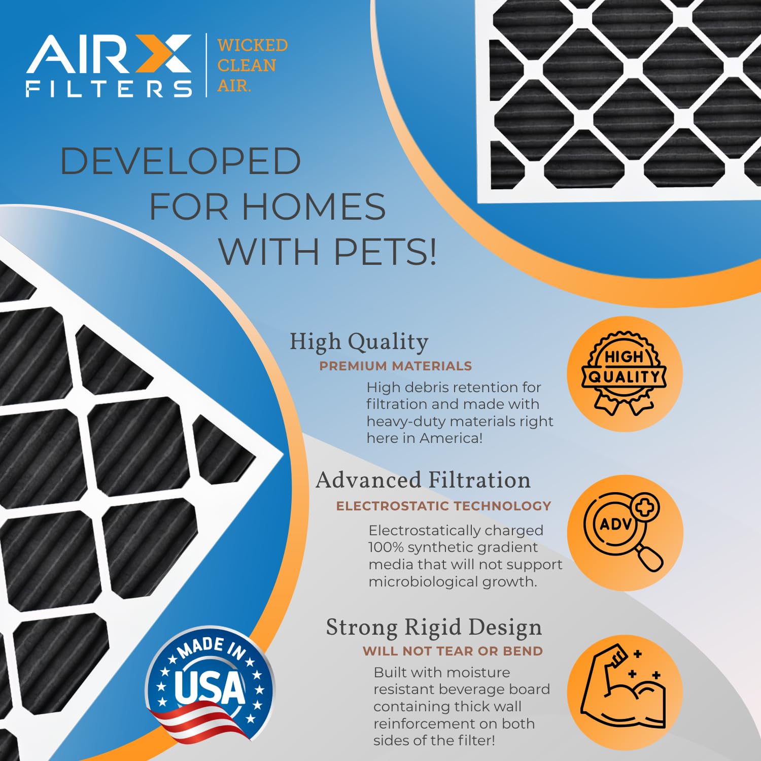 AirX Filters 6-pack 16x25x1: convenient replacement bundle for ongoing cleaner air