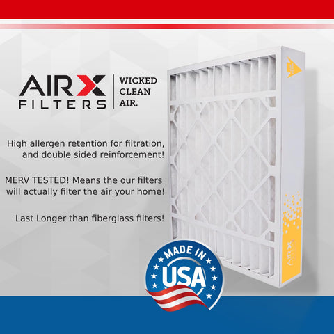 AIRX Filters long lasting 16x20x5 filter design reduces replacement frequency
