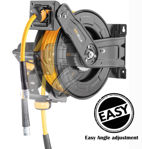 AirZilla locking pawl ensures precise hose length at chosen setting.