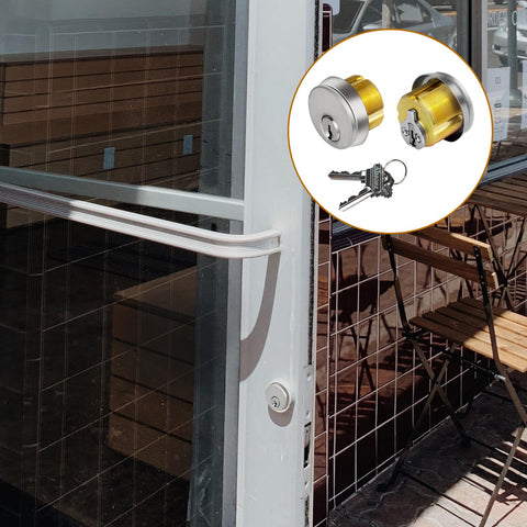 AIsecure anti-corrosion brass construction suited for daily storefront use.