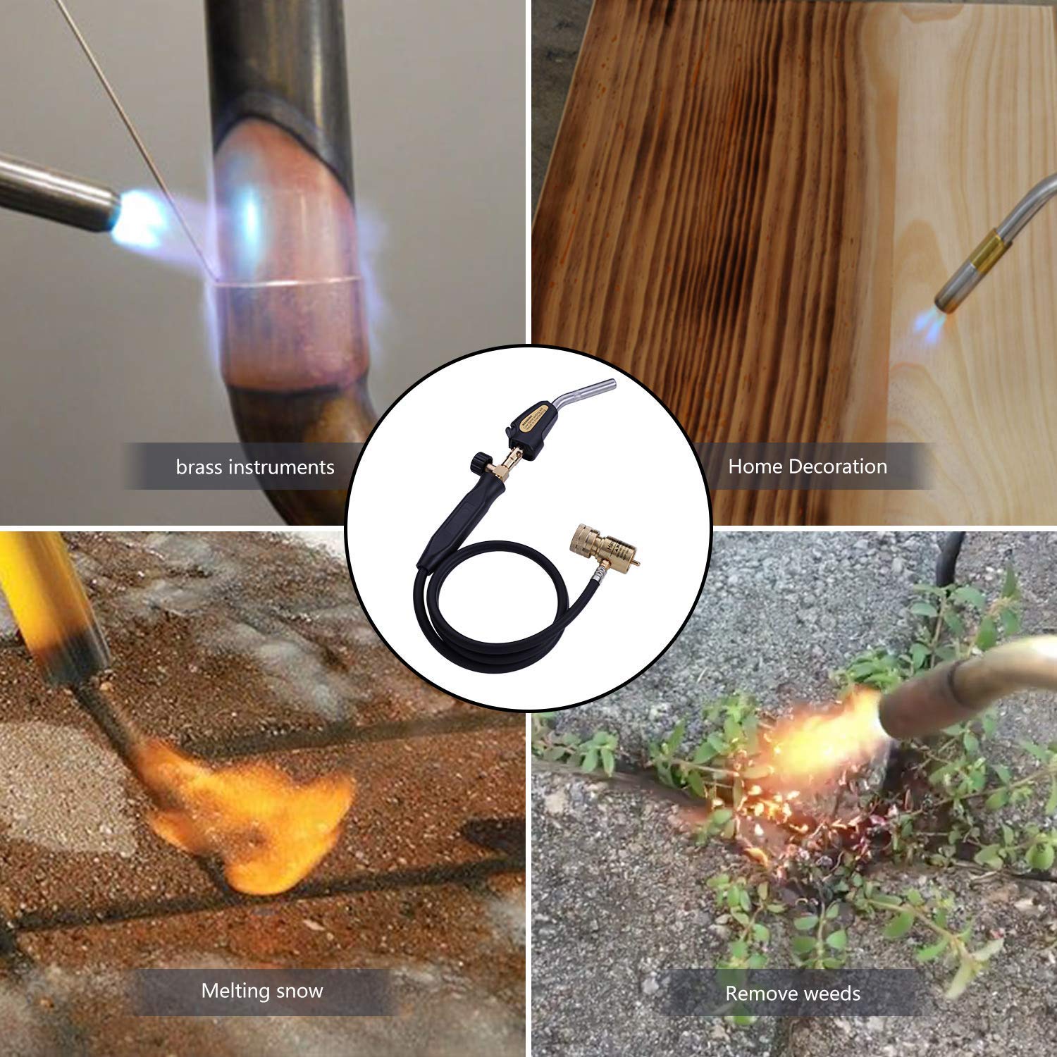 Aismrii high temperature flame for brazing and heavy heating