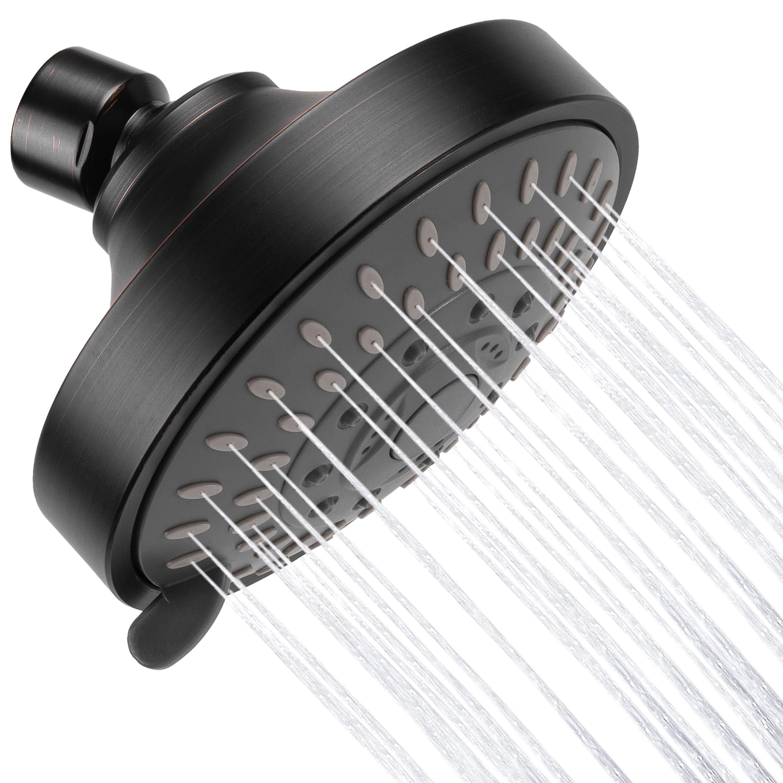 AISOSO shower head with oil-rubbed bronze finish for a stylish, rust-resistant bathroom upgrade.