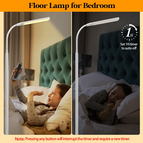 Aisutha floor lamp adjustable head directs light precisely.