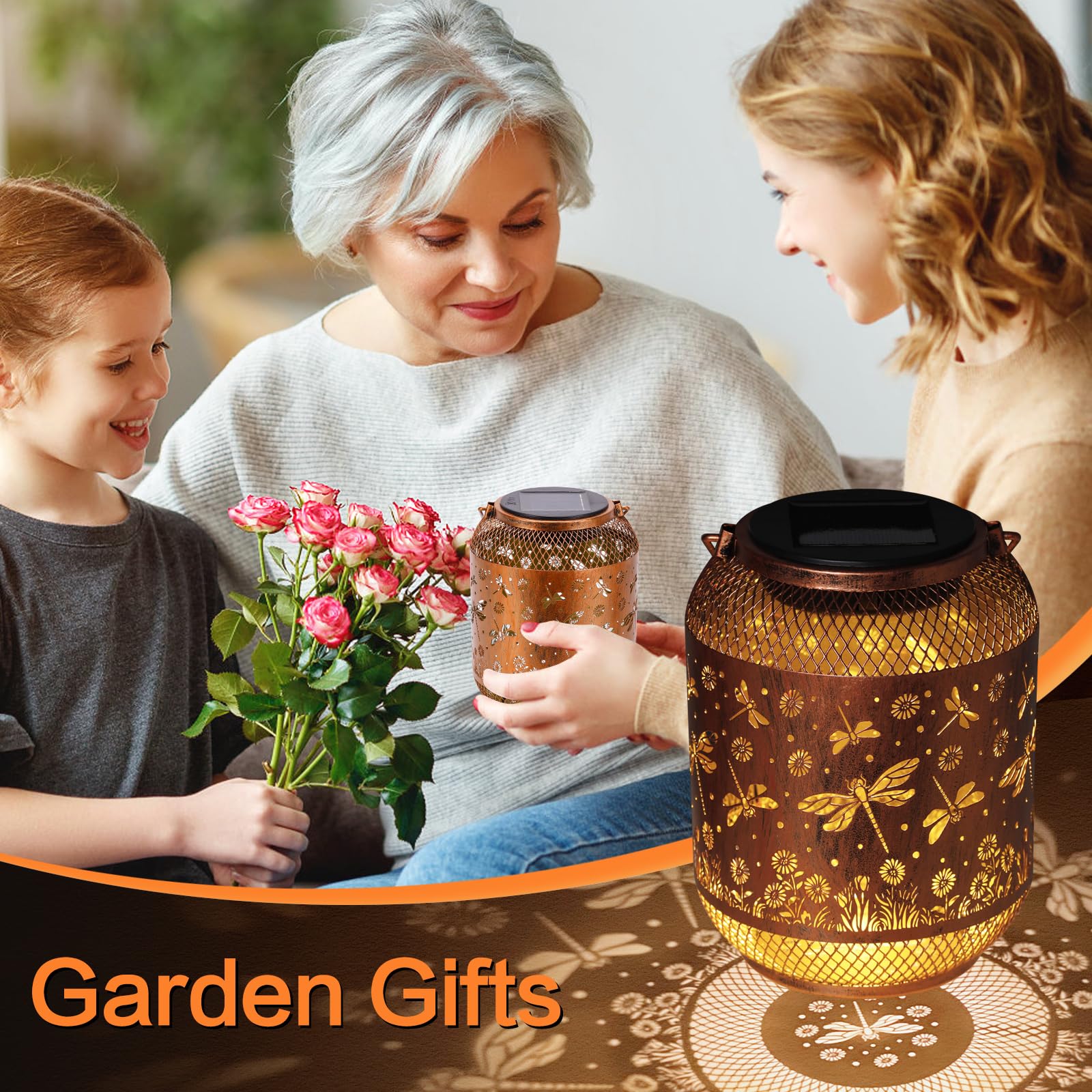 AITENISEN solar lantern provides energy-free illumination for pathways.