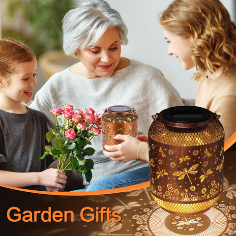 AITENISEN solar lantern provides energy-free illumination for pathways.