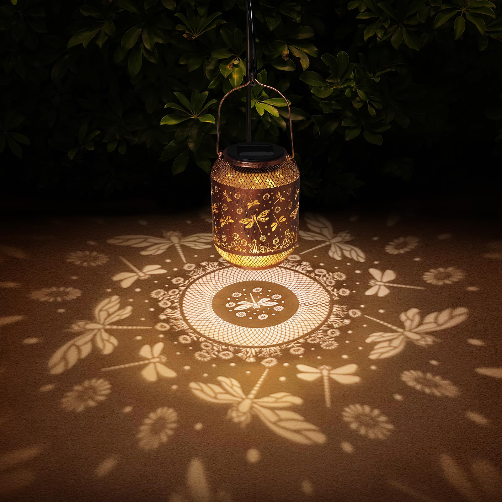 AITENISEN waterproof lantern for porch endures rain with IP65 rating.