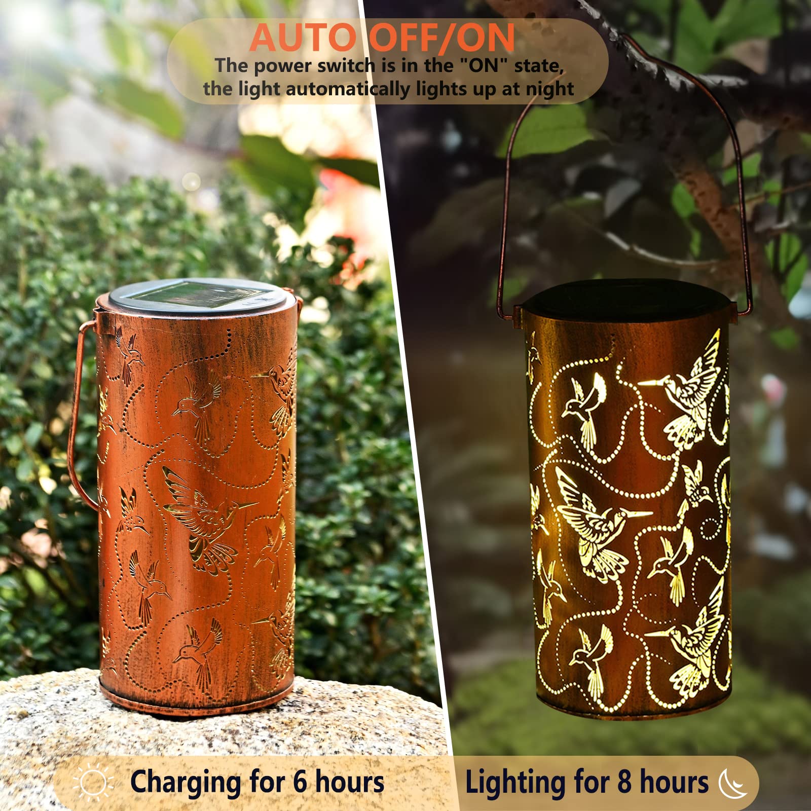 AITENISEN solar lantern for pathway lighting enhances walkway safety.
