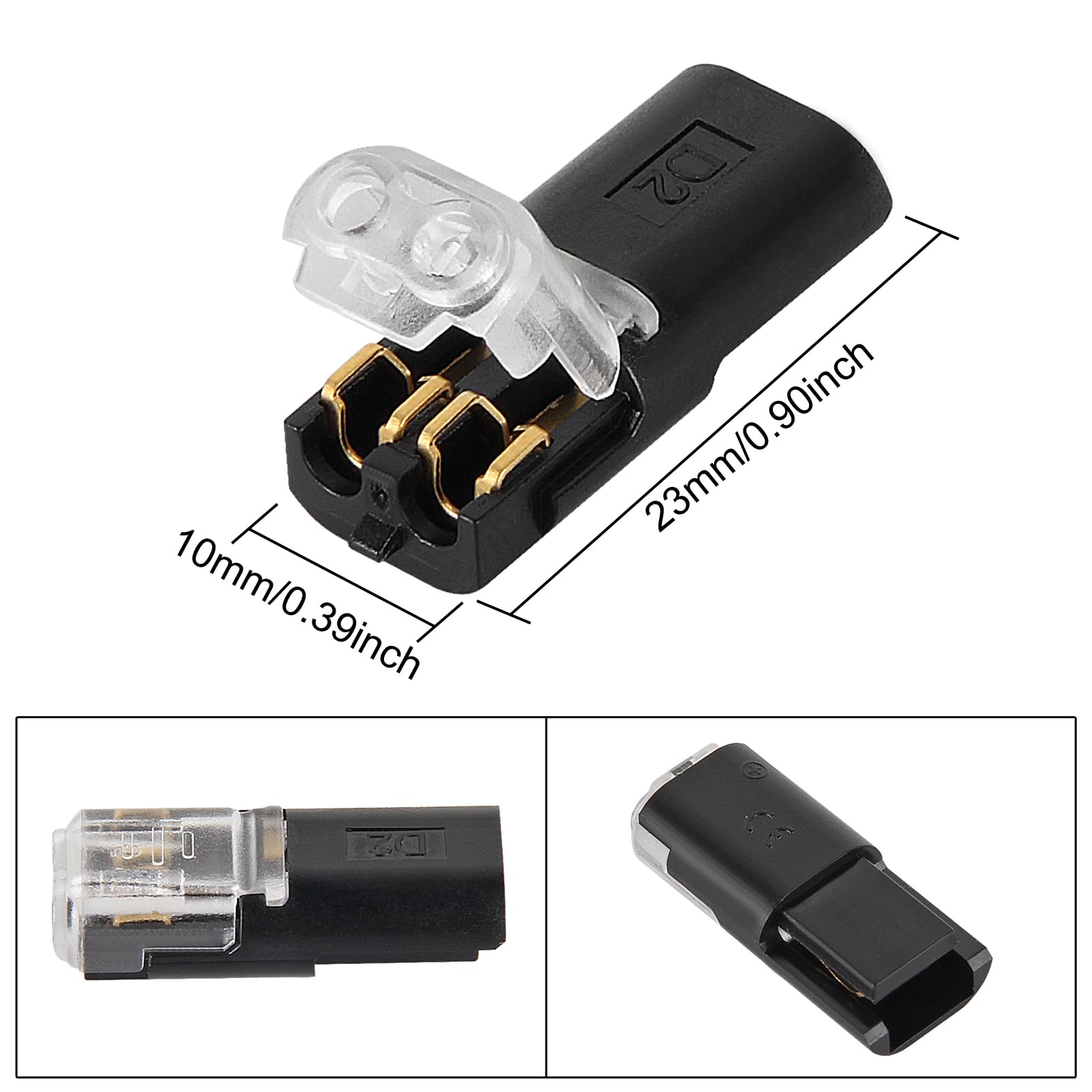 AITRIP low-voltage wire connector pack enabling secure no-strip wiring for home projects