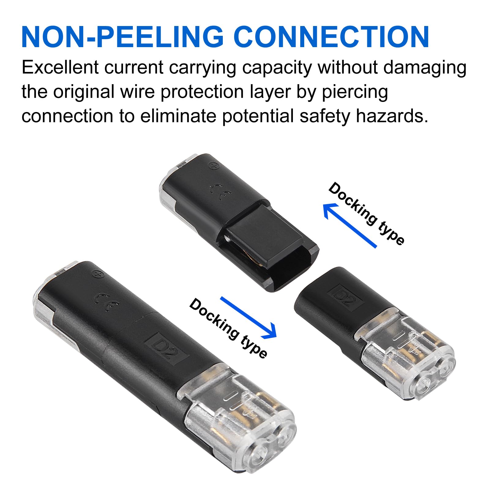AITRIP pluggable LED strip connector 2-pin in action for easy installations