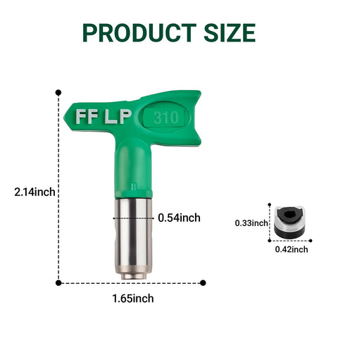 Aitruman 310 reversible tip enables quick clog clearance during spray projects