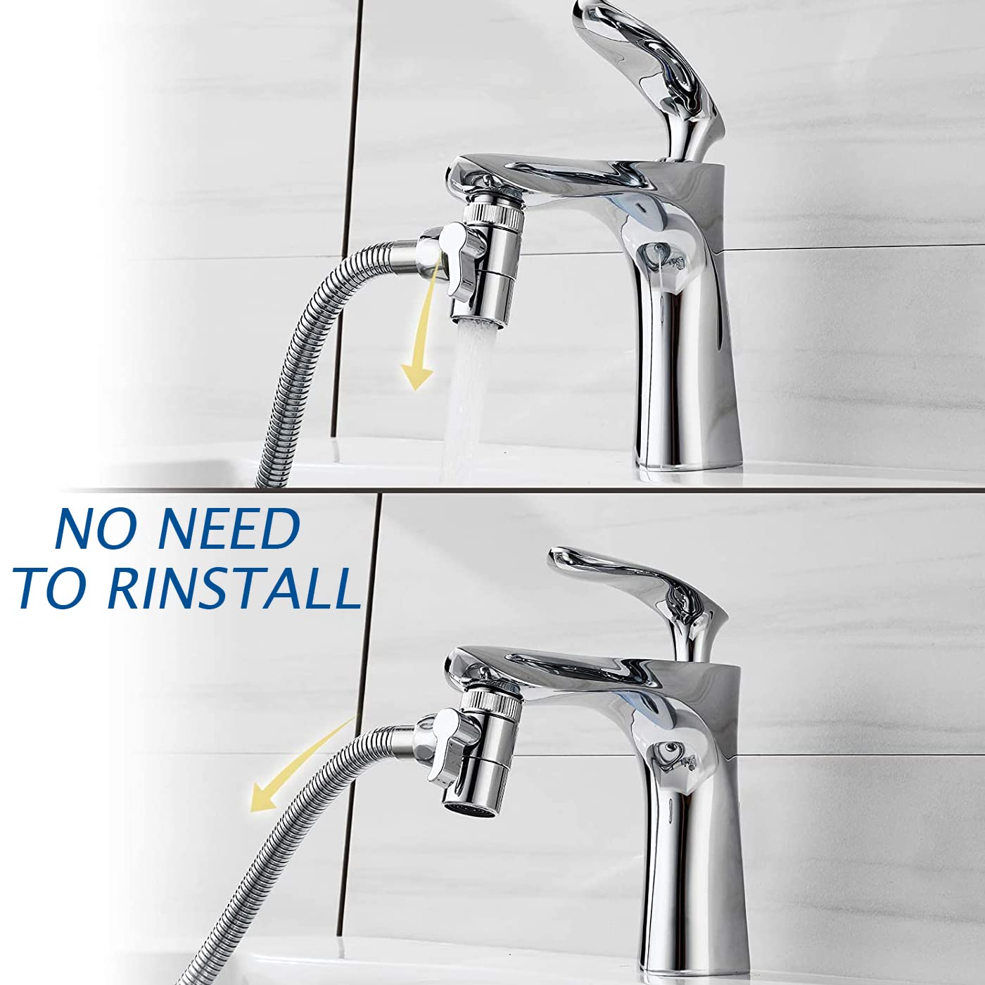 AITUOSI dual mounting options for tank or wall installation.