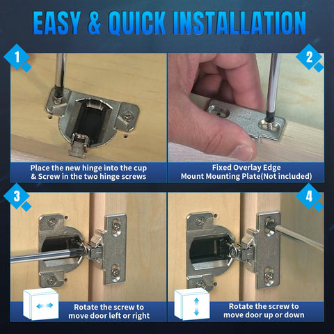 Durable PA plastic and Zamak alloy hinge durability test visuals.