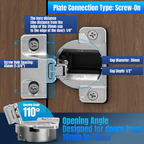 Mounting plate compatibility and drilling guidance for a clean fit.