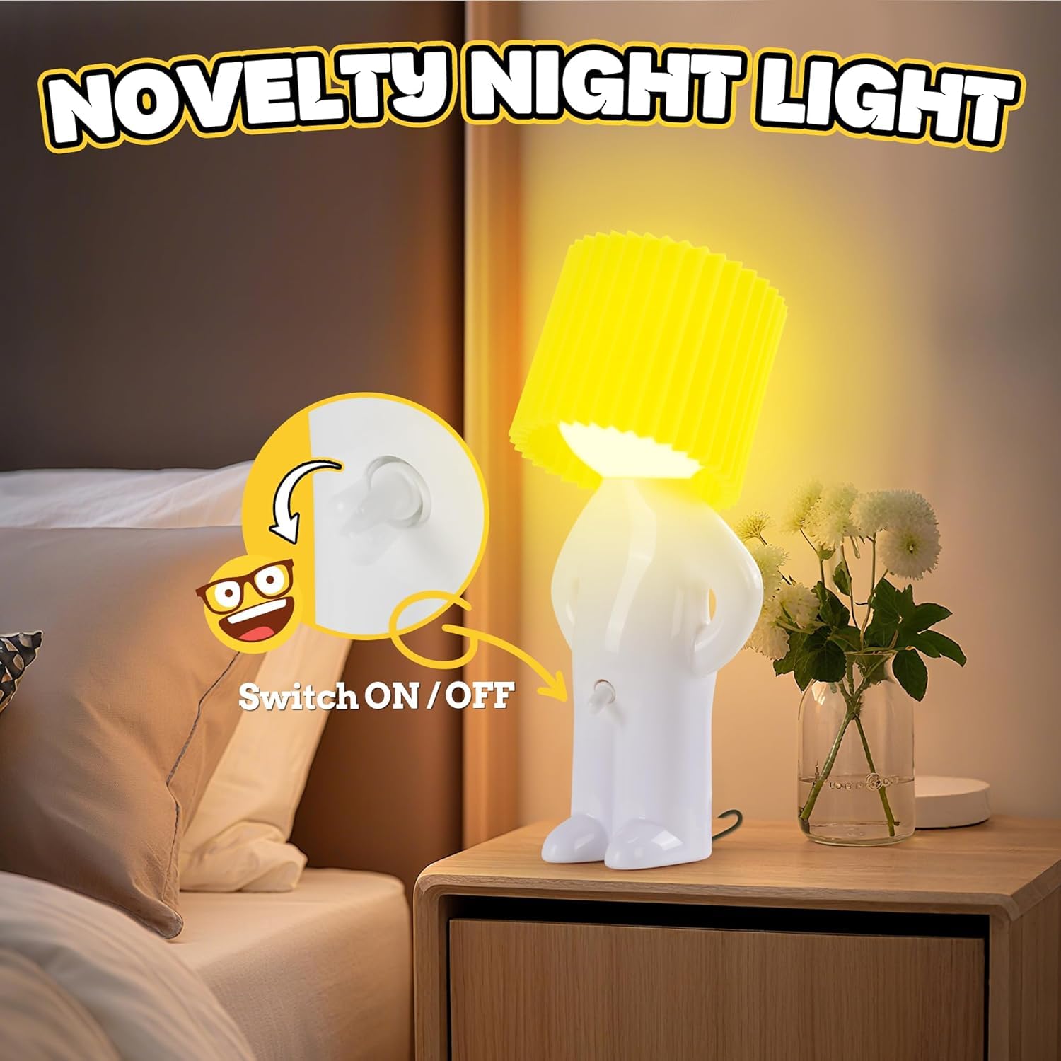 AIVXV OMG That Wiener Switch emits soft glow without glare for nighttime use.