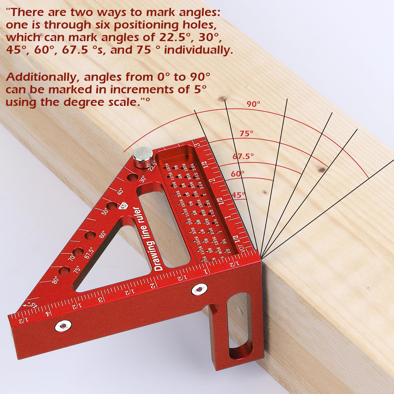 Aiwons 3D compact ruler fits in your pocket for on-the-go measurements.