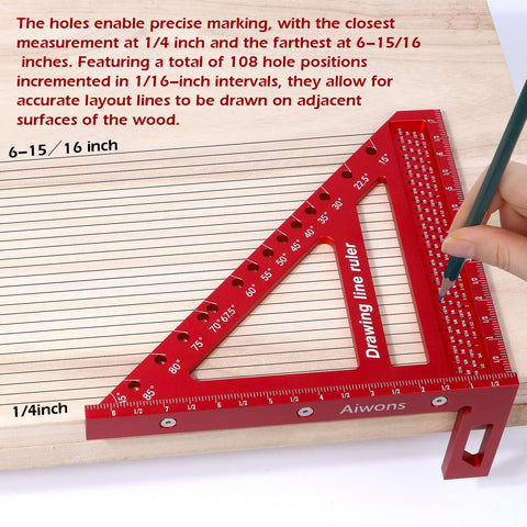 AIWONS positioning pin detail for stable, repeatable angle drawing