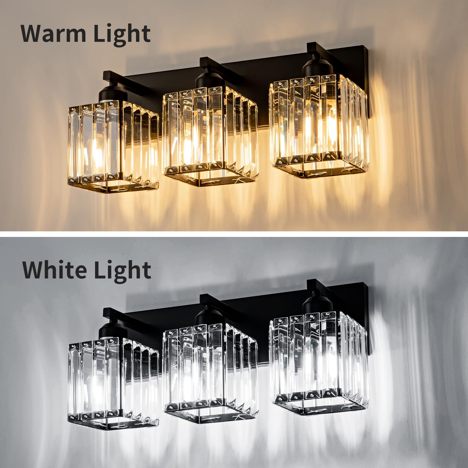 Aixialin easy-install vanity light fits US boxes with included parts.