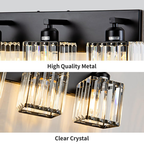 Aixialin E26 base vanity light compatible with dimmable bulbs for ambience.