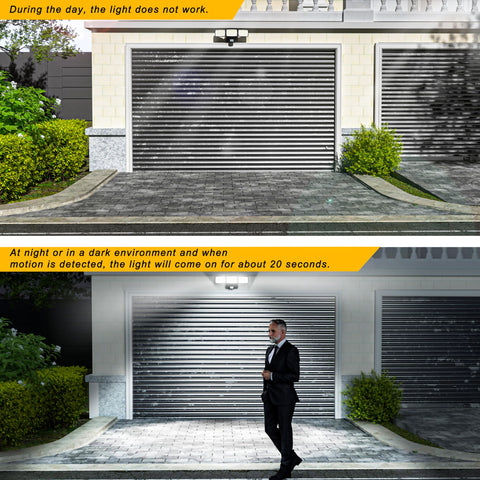 AIXPI 160-degree motion sensor detects activity up to 50 feet for proactive lighting.