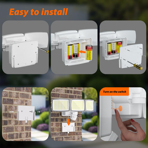 AIXPI versatile outdoor light fits garages, gardens, and pathways with dependable performance.