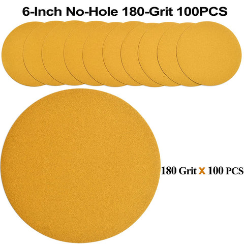 Aiyard Velcro-back sanding disc for fast, secure changes on a 6-inch sander.