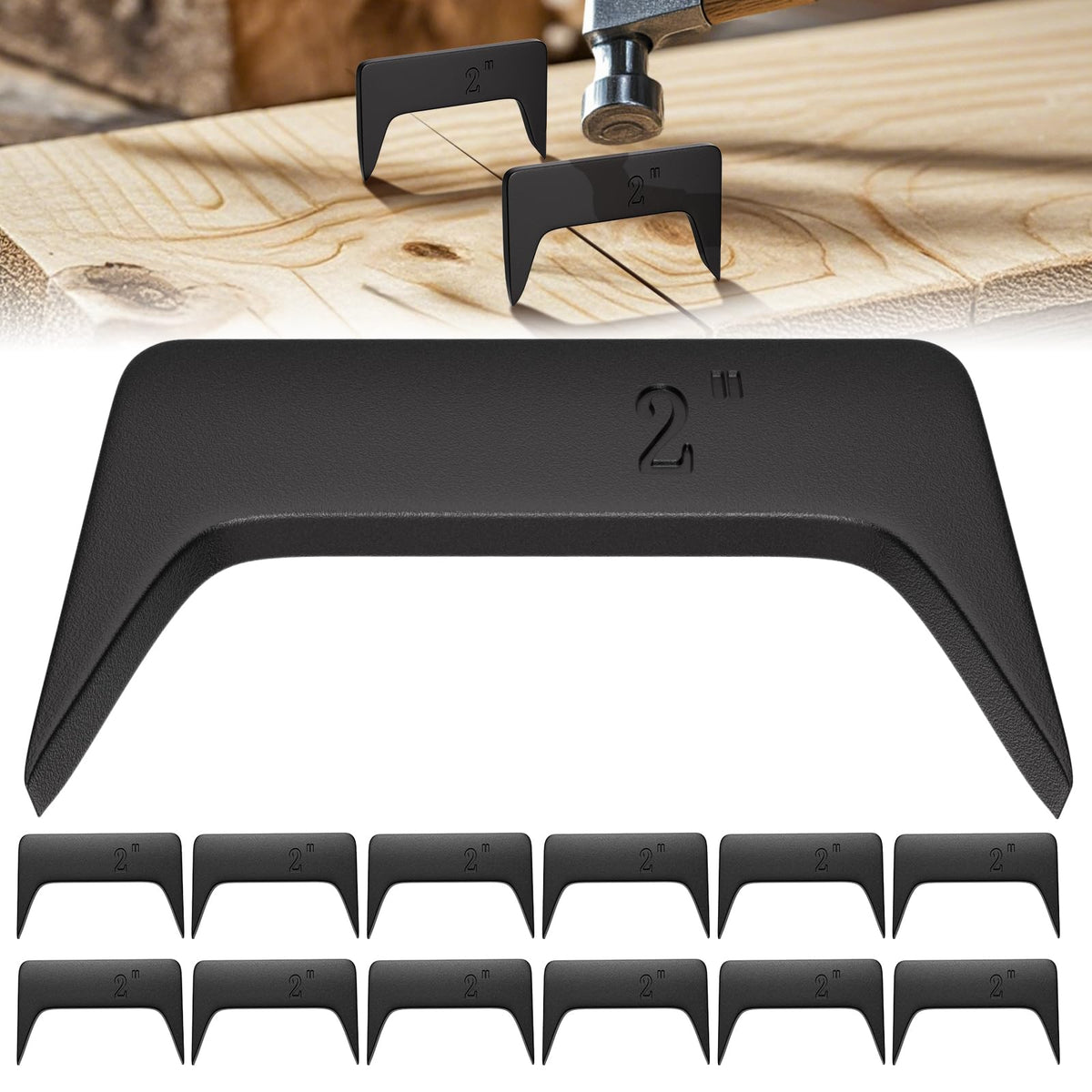 AIYOTAR 12Pcs 2-inch pinch dogs securing boards for precise glue-ups