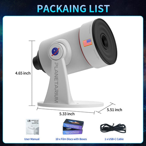aiyyotto Star Projector ultra-wide coverage fills large spaces with celestial imagery.