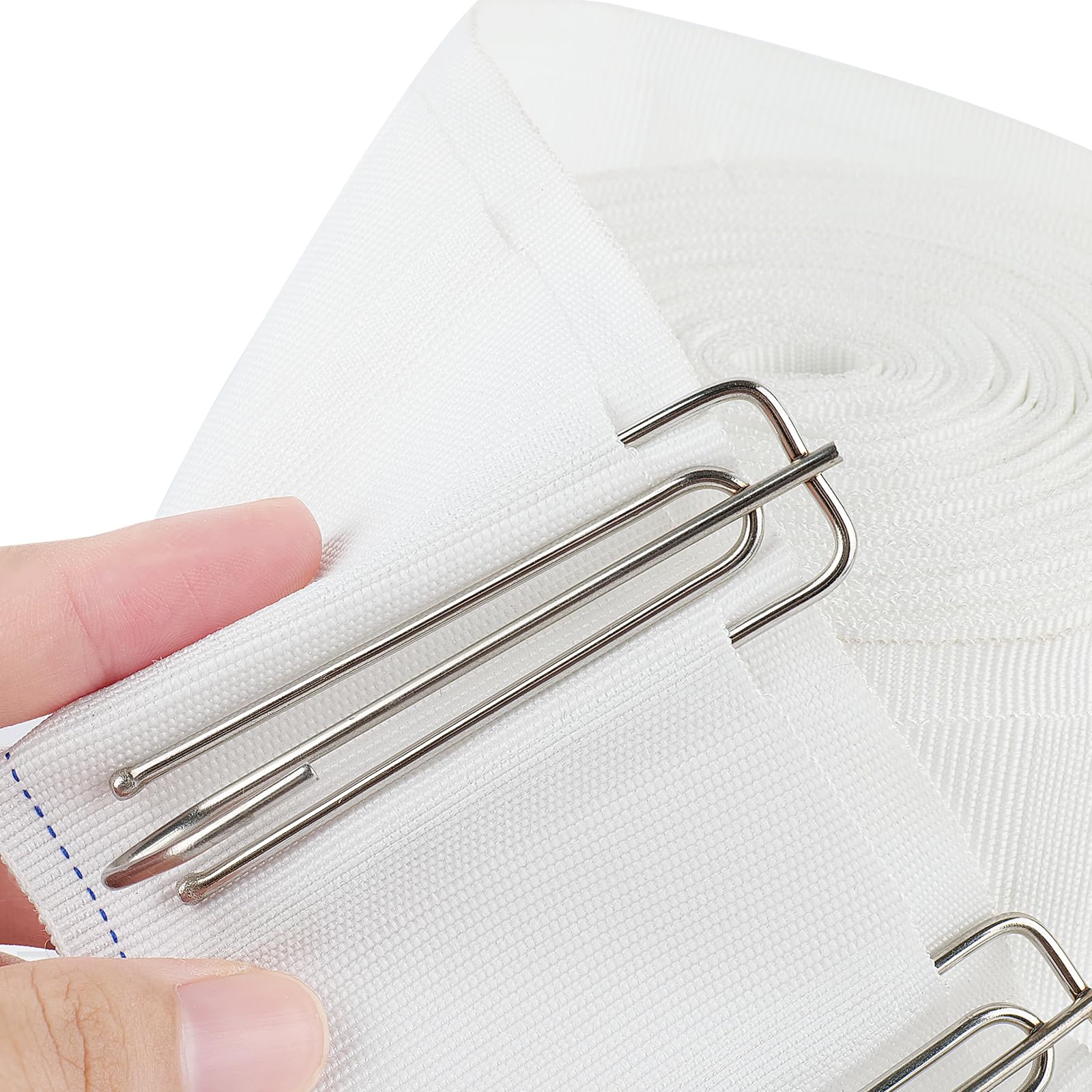 Ajiivao cotton-polyfiber close-up shows durable, anti-wrinkle material.