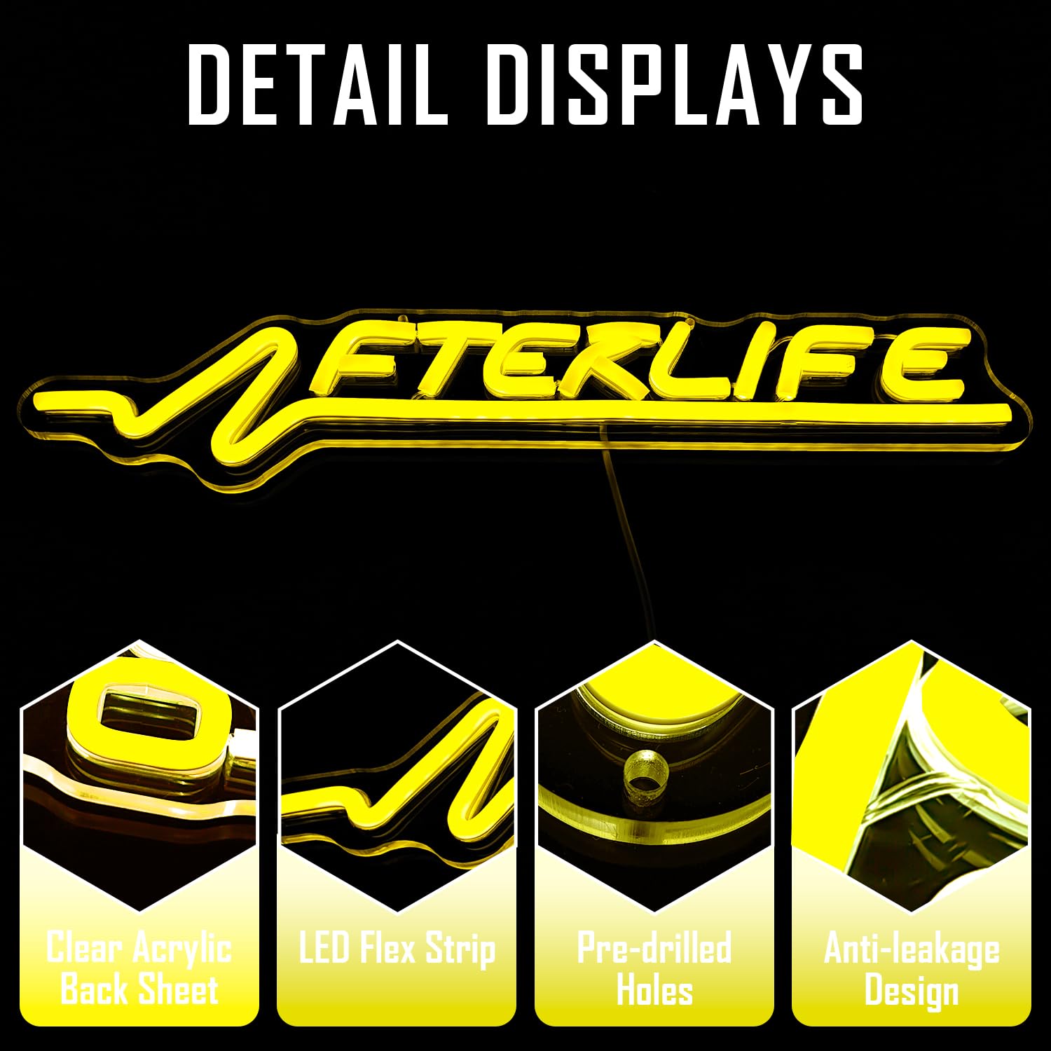 Ajoyferris Cyberpunk neon sign bedroom ambience with soft glow.