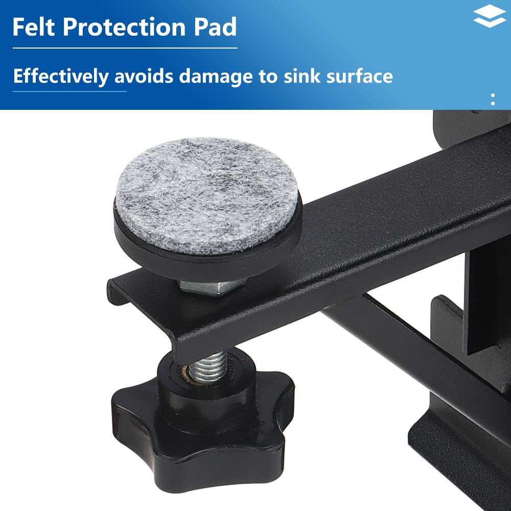 A-KARCK micro-adjustable height star knob enables precise alignment.